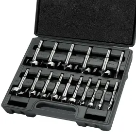 Behappy 723496881983 Forstner Drill Bit Set 16pcs Wood Bits Carbide F
