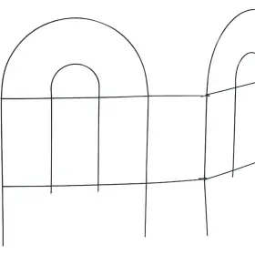 741965 Best Garden 009326709574 8 Ft. Powder-coated Green Wire Folding Fence