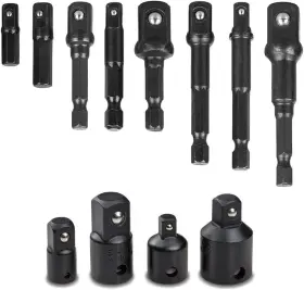 Bestgle 689997322960 12 In 1 Impact Socket Adapter Hex Square Nut Driver Adaptor Power Drill Bit And