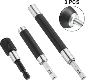 Bewudy 445044057024 3pcs 1/4 Inch Magnetic Drive Guide Screw Sleeve For Drill Bit Ho