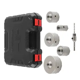 Upxwv1 Bfo Concrete Hole Saw Kit 125mm-40mm Tungsten Steel For Cement Red Brick Wall