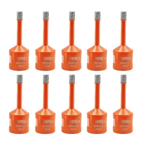Dbt0408t58c2o Bgtec 10pc 8mm Diamond Drilling Bit Tile Granite Ceramic Cutter Hole Saw Angle Grinder