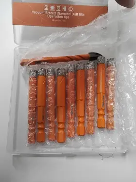 Dbt3108s1 Bgtec Diamond Core Mini Dry Bit Hole Saw 10pcs Drilling For Granite Marble Tile