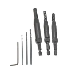 Big Horn 766565191637 19163#3 #5 #9 Vix-bit - 5/64 Inch 7/64 9/64 Self-centering Hing
