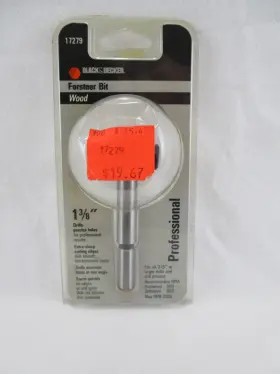 17279 Black Decker And 1 3/8 Inch Forstner Wood Bit # N.o.s. Free Shipping