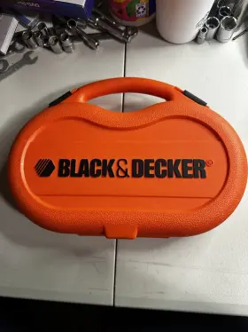71960 Black Decker And Bit Organization Orange Case 60 Pc. Missing 3/32 Inch Drill