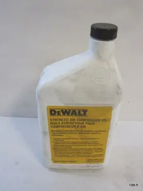 D55001 Black & Decker Dewalt Compressor Oil Synthetic 1 Quart