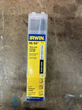91159 Black & Decker Us Inc Irwin 59/64 Inch S X 6 L High Speed Steel Drill Bit 1 Pc
