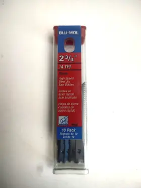 6432 Blu-mol 70mm Blades - 2 3/4 Inch High Speed Steel Jig Saw 10 New Sealed