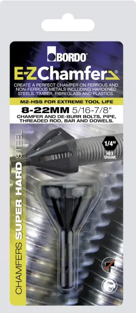 2210-822 Bordo 326518162865 E-z Chamfer 1 Per Pack
