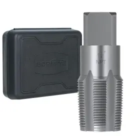Bornpye 768383101263 1-1/4 Inch -11-1/2 Npt Pipe Tap Set Precision Carbon Steel Taps Tool Metric And