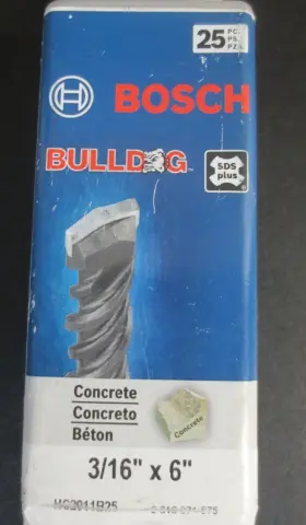 Hc2011b25 Bosch 000346280876 25-pack 3/16 Inch X 4 6