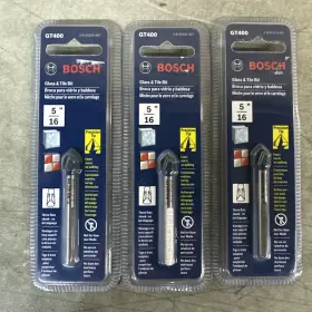 Gt400 Bosch 000346372274 New Glass And Tile Bit 5/16 Inch 3pc Pn