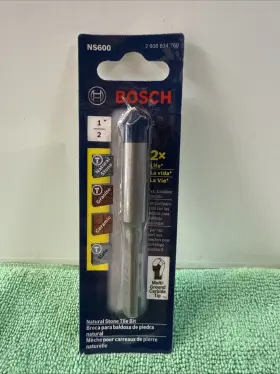 Ns600 Bosch 000346474954 New 1/2 Inch Natural Stone Tile Bit