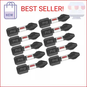 Itph2115 Bosch 000346483048 15-pack 1 Inch Phillips #2 Impact Tough Screwdriving Insert Bits