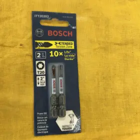 Itt20202 Bosch 000346638455 Genuine 1/4 Hex 2 Inch T20 Torx Bit Impact Tough