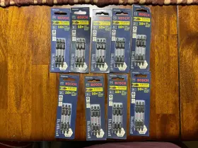 Itdesq22503 Bosch 2610039606 Lot Of 9 Impact Tough 2.5 Inch Sq2 Double-ended Bits - 3 Pack