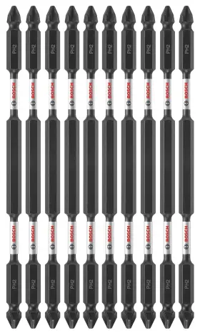 2610041021 Bosch Itdeph26b Impact Tough 6 Inch Phillips -2 Double-ended Bits