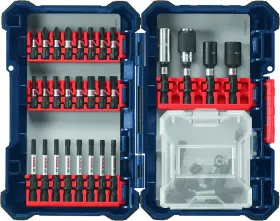2610051229 Bosch Sdms38 38 Pc. Impact Tough Screwdriving Custom Case System Set