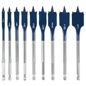 Bosch 313102330365 Daredevil High Carbon Steel Standard Spade Bit Set 9-piece
