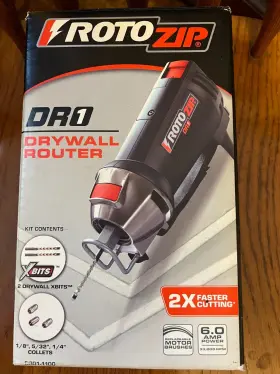 Bosch 720361005291 Roto Zip Dr1 Drywall Router With Bits -6.0 Amp