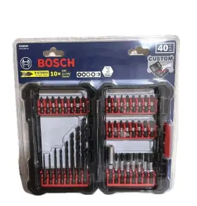 Ddms40 Bosch 40 Pc. Impact Tough Drill Drive Custom Case System Set New