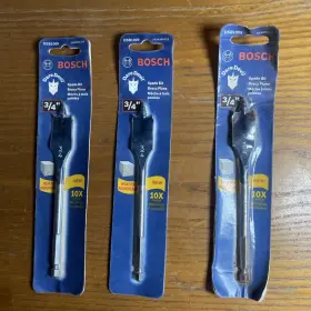 Dsb1009 Bosch Dare Devil Spade Bit 3/4 Dsb1009. Quantity 3
