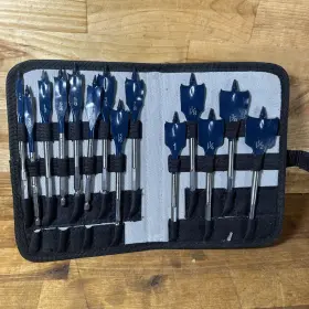 Dsb5014p Bosch Dsb50 Daredevil 14 Piece Spade Bit Set Includes Folding Case