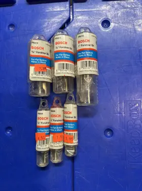 Fb010 Bosch Fb014 6-piece Wood Forstner Bit Set Some Used Fb016