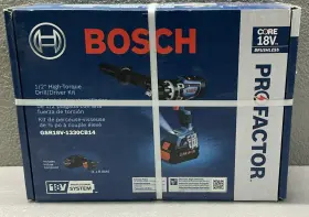 Gsr18v1330cb14 Bosch 1/2 Inch High Torque Drill Driver Kit With 8 Ah Battery New