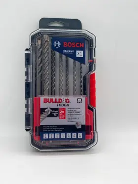 Hc4ck007 Bosch Drill Bit Set 7 Piece Hex Carbide Tipped Black