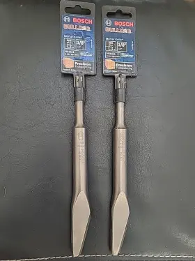 Hs1411 Bosch Two X 3/8 Inch 8 Mortar Knife Sds-plus Bulldog Hammer Steel