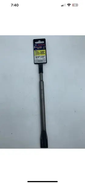 Hs1470 Bosch Long Life Chisel 3/4 Inch X 10 Self-sharpening Grooves