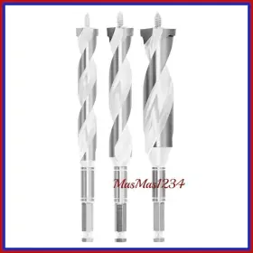 Hsas5003 Bosch 3 Pc. 6-1/2 Inch High-speed Woodboring Auger Bit Drill Set New