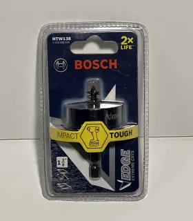 Htw-138 Bosch 1-3/8 Hole Saw Edge Impact Tough Bi-metal Clean Cuts Drill Driver New