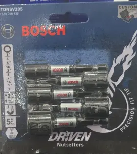 Itdnsv205-5 Bosch Itdnsv205 Pc. Driven 2-9/16 Inch Impact Nutsetter Set