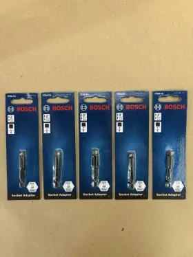 Itsa14 Bosch Pack Of 5 Impact Tough 1/4 Inch Socket Adapter