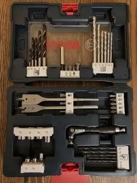 Ms4041 Bosch Drill Drive 41 Pc. Set Very Nice Condition Pre Owned Used Once