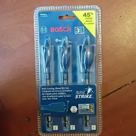 Bosch Ns5003 Nail Strike Nail-cutting Wood Drill Bit Set 3pc 5/8-1in