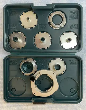 Ra1128 Bosch Router Template Guide Kit 8 Pieces With Case