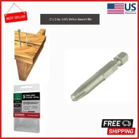 23845 Branded Grabber #2 X 2 Inch Lox Drive Insert Bit