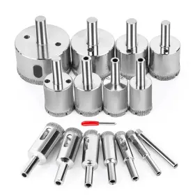 Branded 313031347304 15pcs Diamond Hole Saw Drill Bits Set Kit Tile