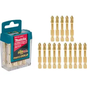Branded 313031969988 Impact Gold #2 2 Inch Phillips Power Bit 15 Per Pack
