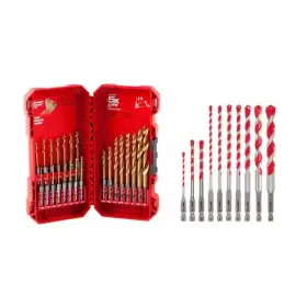 48-20-9058-48-89-4631 Branded Shockwave Carbide Hammer Drill Bit Set With Titanium 33-piece