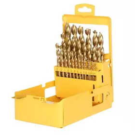 Dw1369 Branded Dewalt Titanium Nitride Coated Pilot Point Drill Bit Set Accessories 29-piece