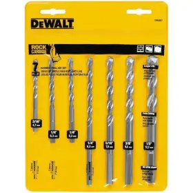Dw5207 Branded Dewalt 7-piece Carbide Hammer Drill Bit Set