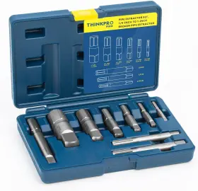 Tp3019 Branded 9pc Pipe Extractor Set 1/8 1 Inch Broken Removal Tools For Damaged Threaded End