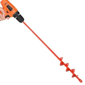 Zt-002 Branded Auger Drill Bit For Garden Ground Earth Spiral Post Hole Digger Bulb Planting F
