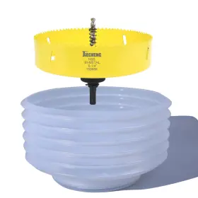 Branded01 711181197990 6-1/4 Inch Hole Saw With Dust Bowl For Recessed Light 6 Cutting Wood