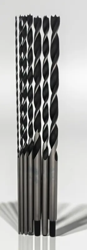 Cdb7p Cal Hawk 7pc 12 Inch Long Hss Brad Point Wood Drill Bit Set 1/8 3/16 1/4 5/16 3/8 5/32 1/2